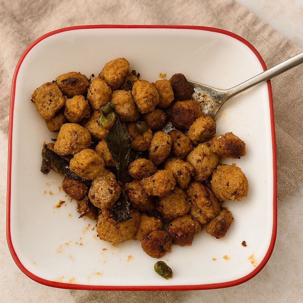 Spiced Air-Fried Soya&nbsp;Chunks